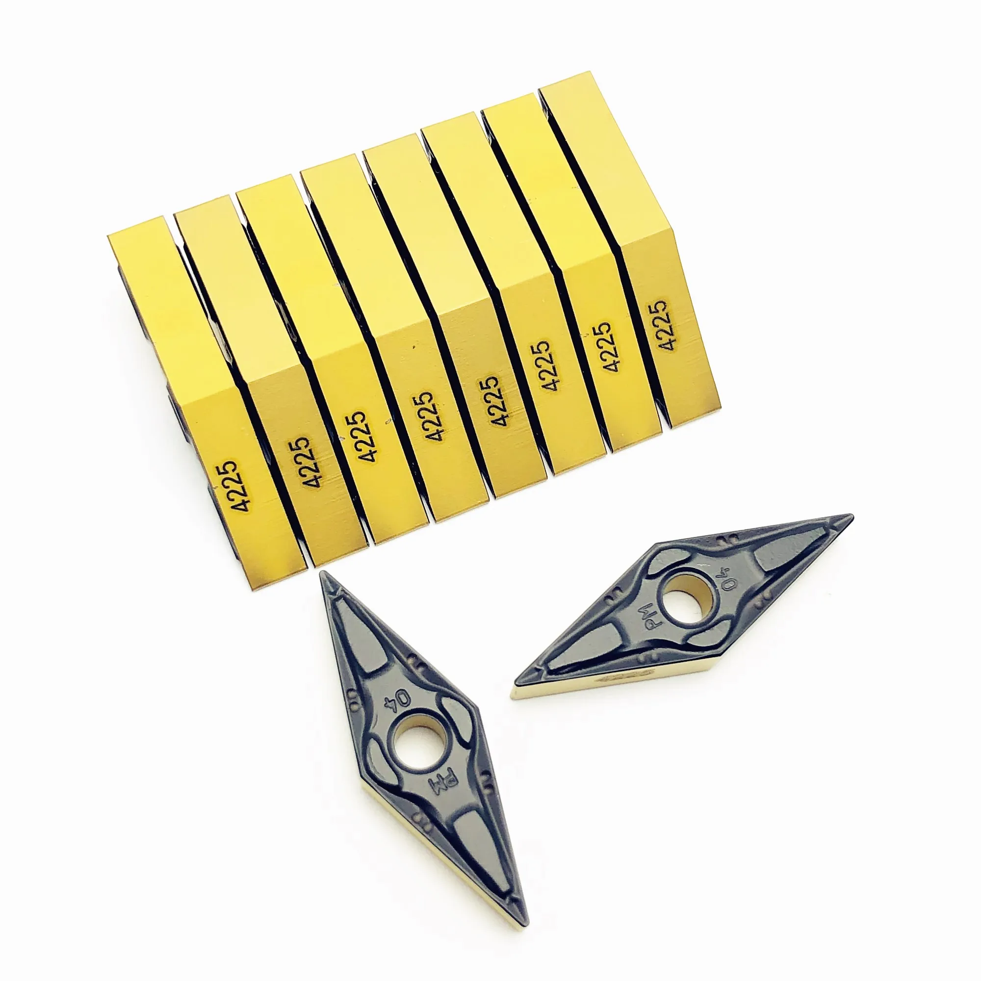 

Tungsten Carbide VNMG160404/08 PM4225 External Turning Tool Carbide Insert Lathe Tool Tokani Turning Tool CNC Lathe Tool
