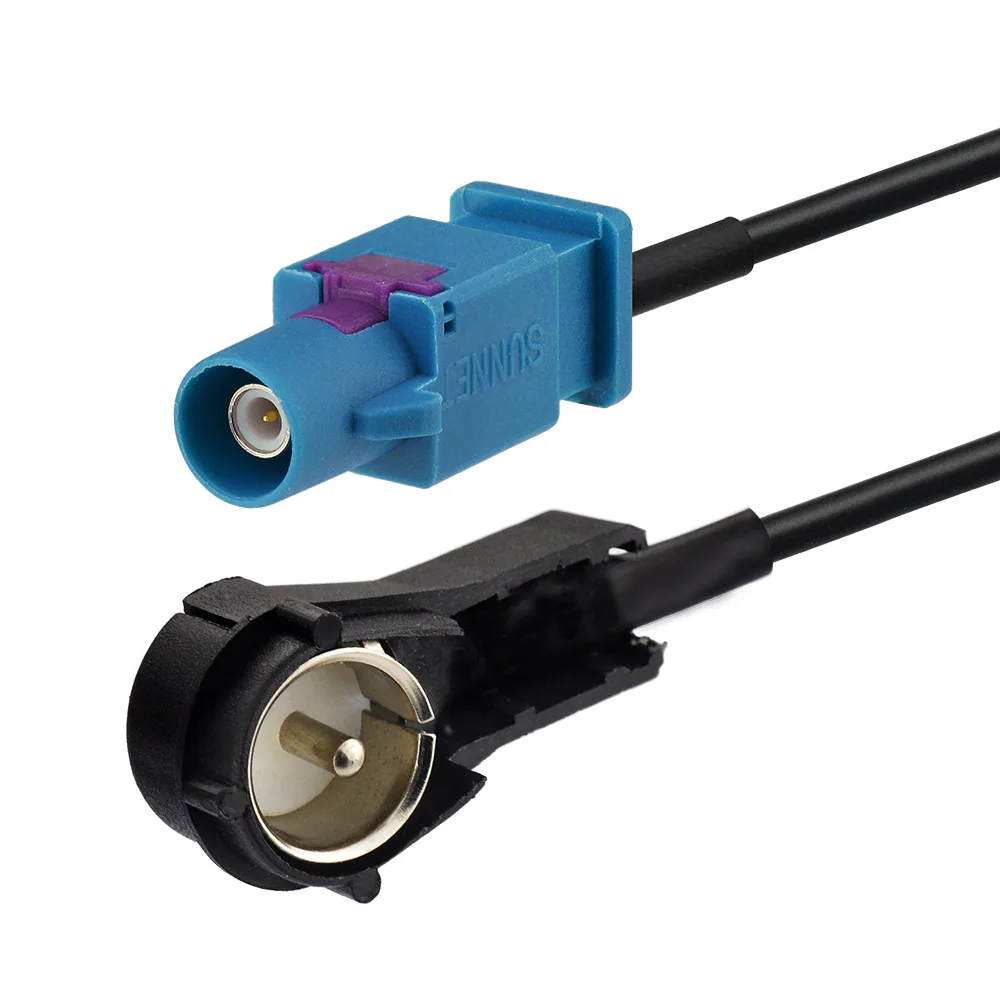 Адаптер для автомобильной стереоантенны FAKRA Z Plug Male ISO аудио антенны DAB|iso male|car stereo