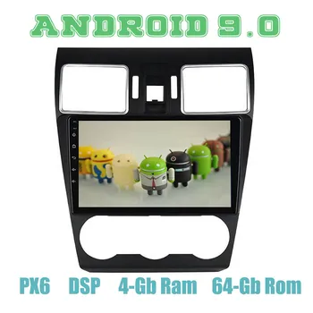 

PX6 Android 9.0 Car GPS Radio Multimedia for Subaru wrx XV forester 2016 2017 2018 with DSP 4+64GB Auto Stereo