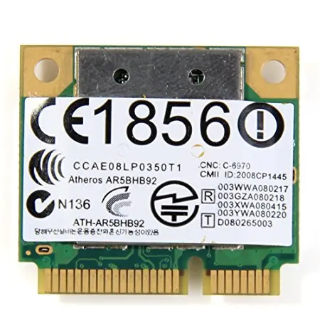 SSEA Atheros AR5BHB92 AR9280 Half Mini PCI-E 2 4/5 0 ГГц 802.11b/G/N беспроводная карта для DELL Toshiba Acer Sony Samsung