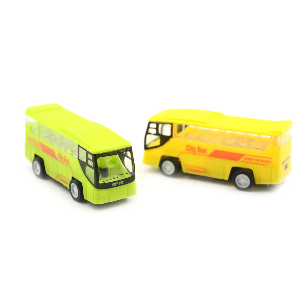 Маленький игрушечный автобус для мальчиков, детские мини-машинки, мультяшный автобус, игрушки для детей, детская игрушка 8,5 см* 3 см* 3,3 см