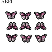 Buy 10 pcs lot Embroidery Pink Butterfly AppliquesBags Stickers Sewing Coats Jeans Fabric Patches Handmade Dress Pants Badge Online - Image 5