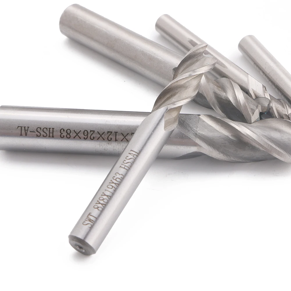

Solid Carbide Straight Shank 3-Flute HSS-AL End Mill CNC Milling Cutter Drill Bit 3-12mm