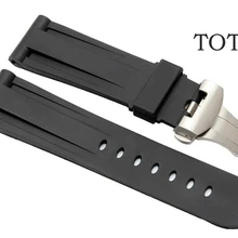 TOTOY подходит для резиновых браслетов PAM, 386 силиконовых ремешков, резиновых ремешков для наручных часов, 24 мм* 22 мм ремешок, застежка-бабочка