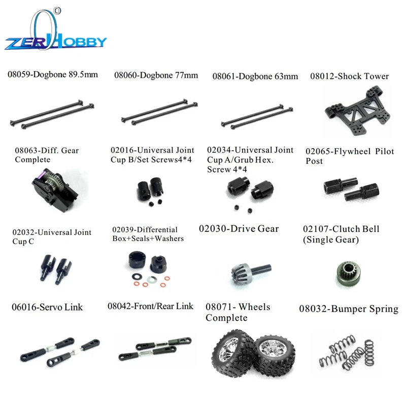 HSP RACING RC CAR REPLACEMENT SPARE 