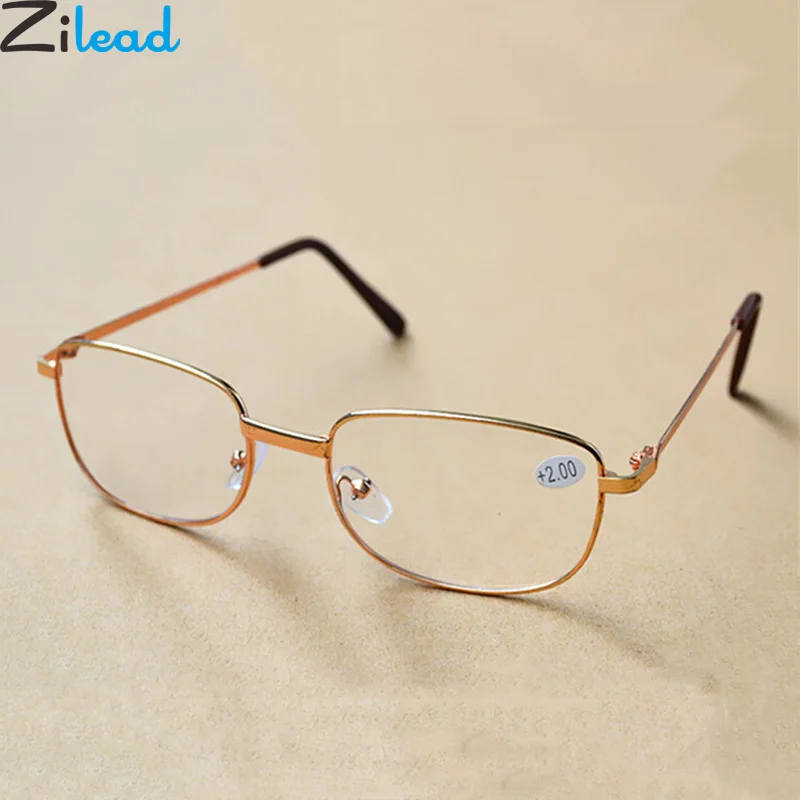 

Zilead Ultralight Metal Frame Reading Glasses Resin Lens Presbyopic Eyeglasses For Women&Men+1.0 +1.5 +2.0 +2.5 +3.5 +4.0
