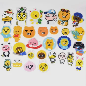 

Cute Kobito Patches Iron On Embroidery Anime Star Appliques Sewing Kawaii DIY Decoration Clothes Stickers