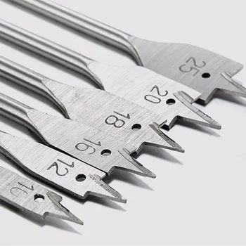 

Three sharp woodworking flat drilled wood plate opening six corner crank plate enlarging flat drilling 10-25mm combination bit