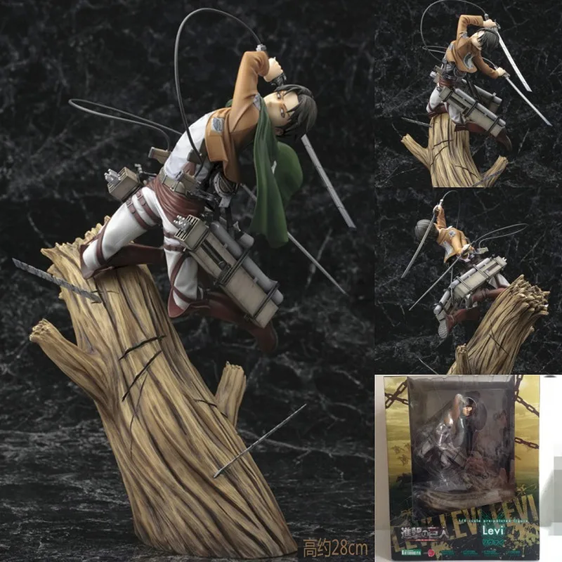 

Атака на Титанов Levi Рисунок ПВХ фигурка Коллекционная модель игрушки куклы 17 см Shingeki no Kyojin фигурка коллекционные игрушки