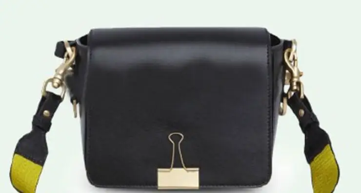 

Women off Black Red White Shoulder Bag Brand Lady Letters Famous Genuine Flap Fashion Girls Crossbody Bags