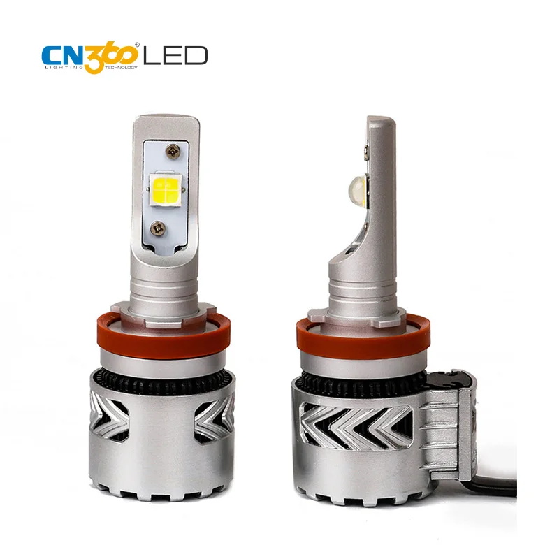 

CN360 2PCS LED H11 Led Car LED Headlight Bulbs 2016 Latest With XHP70 Chip Waterproof 6000LM 35W 6000K 12V With Fan