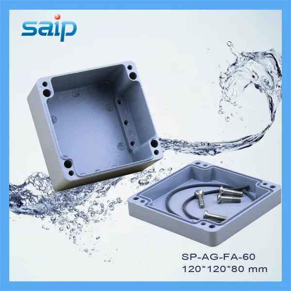

IP67 120*120*82 mm Waterproof Enclosure Aluminium Box (SP-AG-FA-60 )