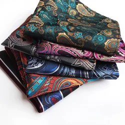 High Quality Factory Men's Vintage Paisley Floral Silk Handkerchief Pocket Square Men Fashion Hanky Wedding Party Chest Towel High Quality Factory Men's Vintage Paisley Floral Silk Handkerchief Pocket Square Men Fashion Hanky Wedding Party Chest Towel
