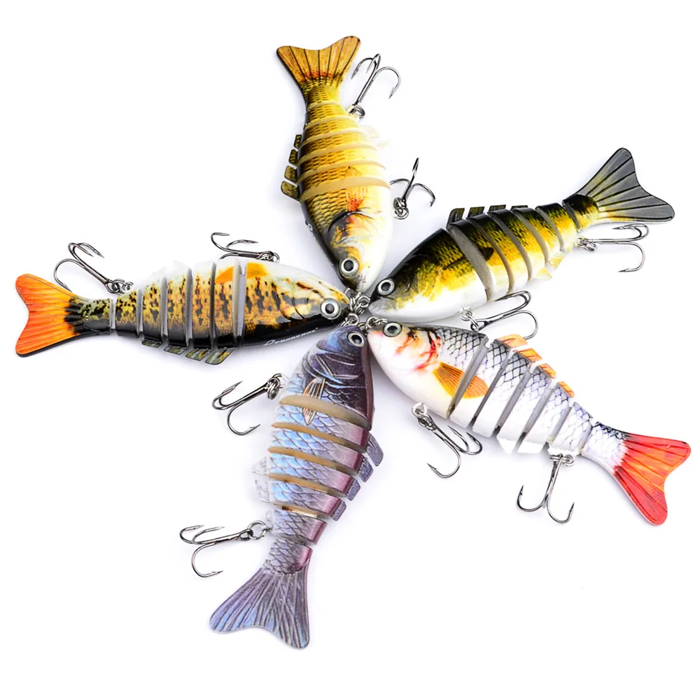 NEW Swimbait Fishing lures 100mm 15g 3D fisheyes bionic fishing hard temptation Crankbait 2 hook bait Pesca crankbait carp bait