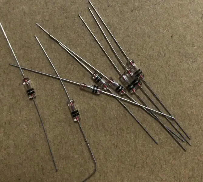 

100PCS 1N34A DO-7 1N34 POINT CONTACT GERMANIUM DIODE ORIGINAL