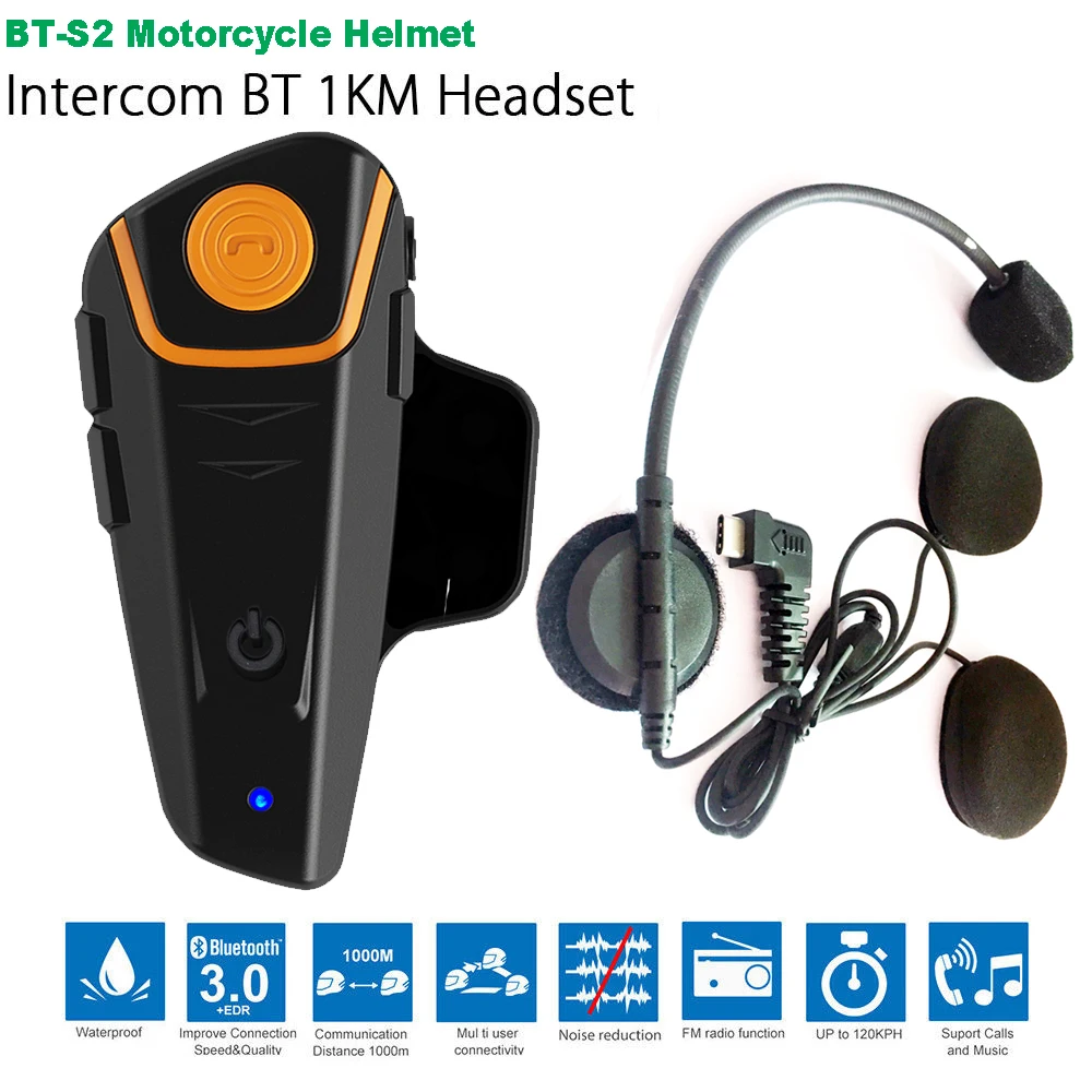 1000m motorcycle bluetooth intercom/bt interphone bluetooth