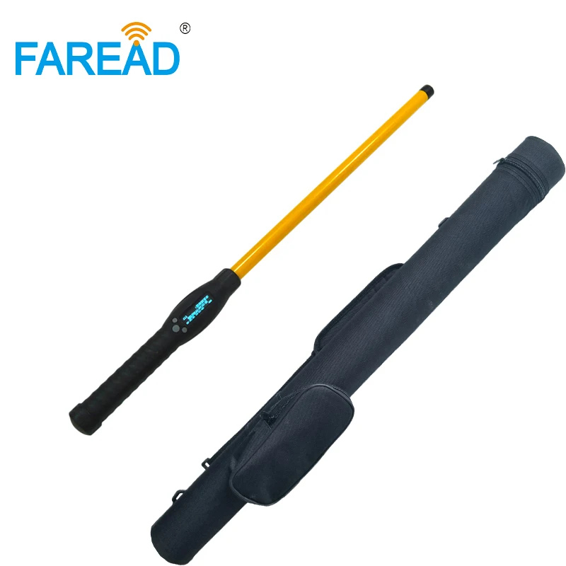 Rugged ISO11784 11785 Bluetooth and USB NAIT(NZ)/ NLIS(AU) FDX-B HDX Cattle tag scanner Animal stick reader for livestock farm