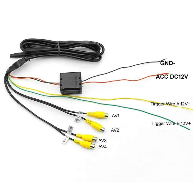 GreenYi HD 800X480 двойной 4,3 дюймовый экран TFT lcd Автомобильный монитор заднего вида зеркало 2CH видео в 2 шт. экран дисплей универсальная версия