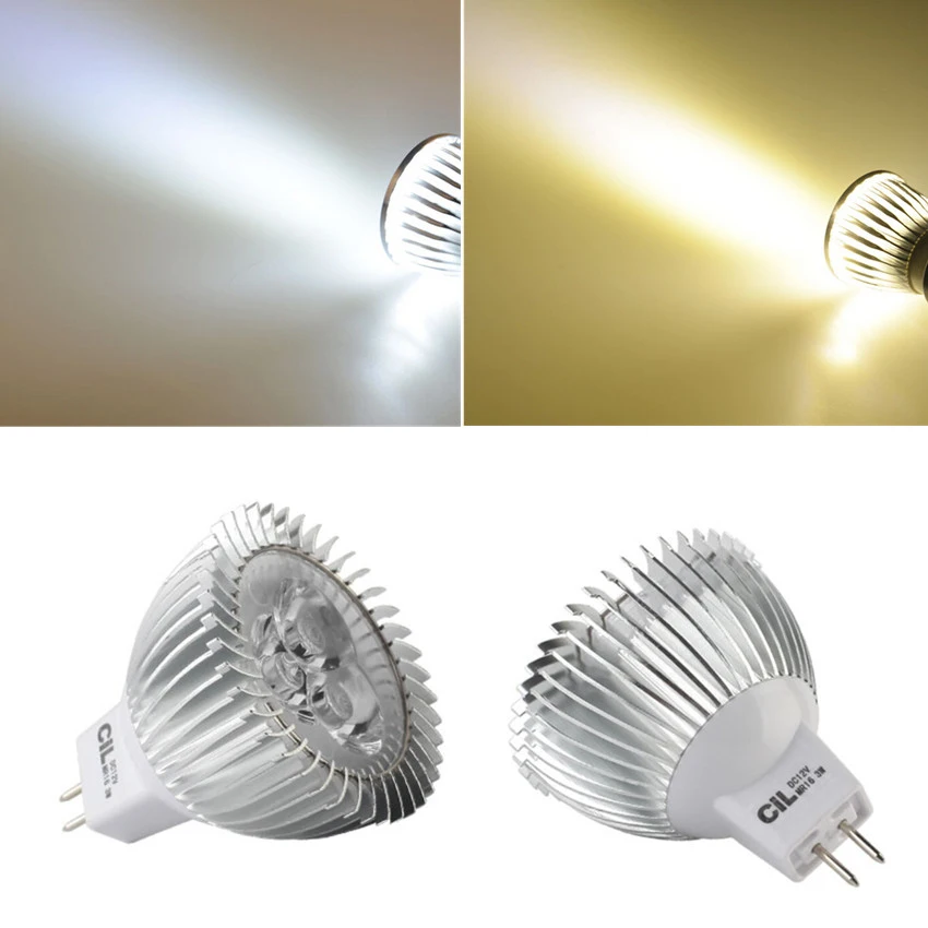 Светодиодная лампа MR16 220 В 3 Вт Точечный светильник 2020 SMD теплый/холодный белый
