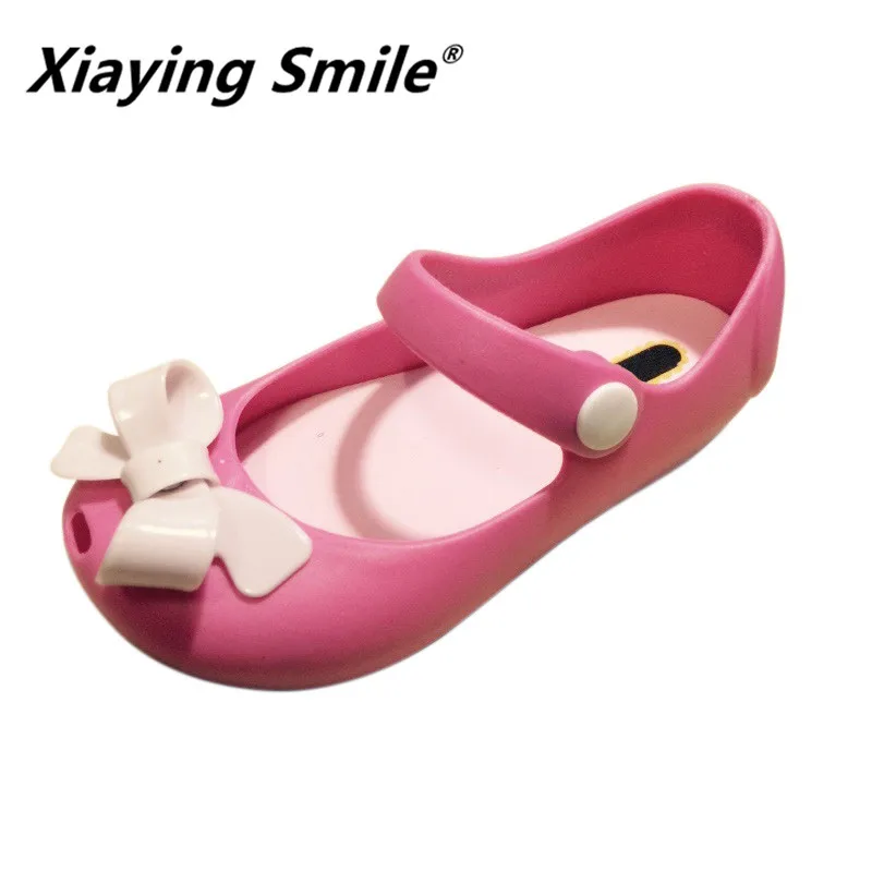 Buy 2018 New Style children Jelly shoes Summer Bowknot