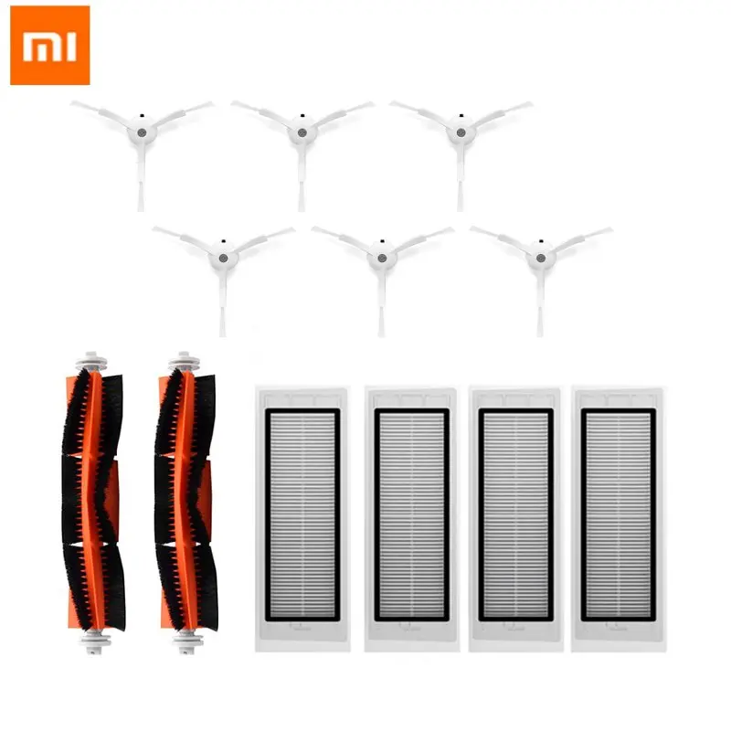 Xiaomi Original Roborock Accessories Pack of 6Pcs Side Brush 4Pcs HEPA Filter 2Pcs Main Brush for Vacuum Cleaner Roborock S50
Xiaomi Original Roborock Accessories Pack of 6Pcs Side Brush 4Pcs HEPA Filter 2Pcs Main Brush for Vacuum Cleaner Roborock S50