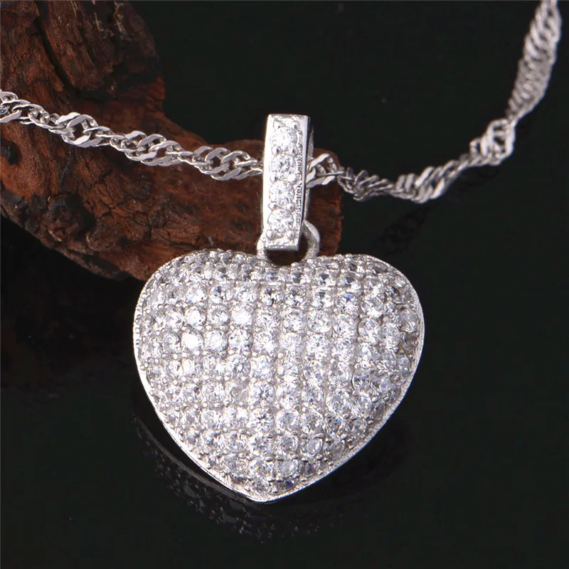 MEGREZEN свадебные серьги и ожерелье с камнями для невесты Joyas De Plata кубический