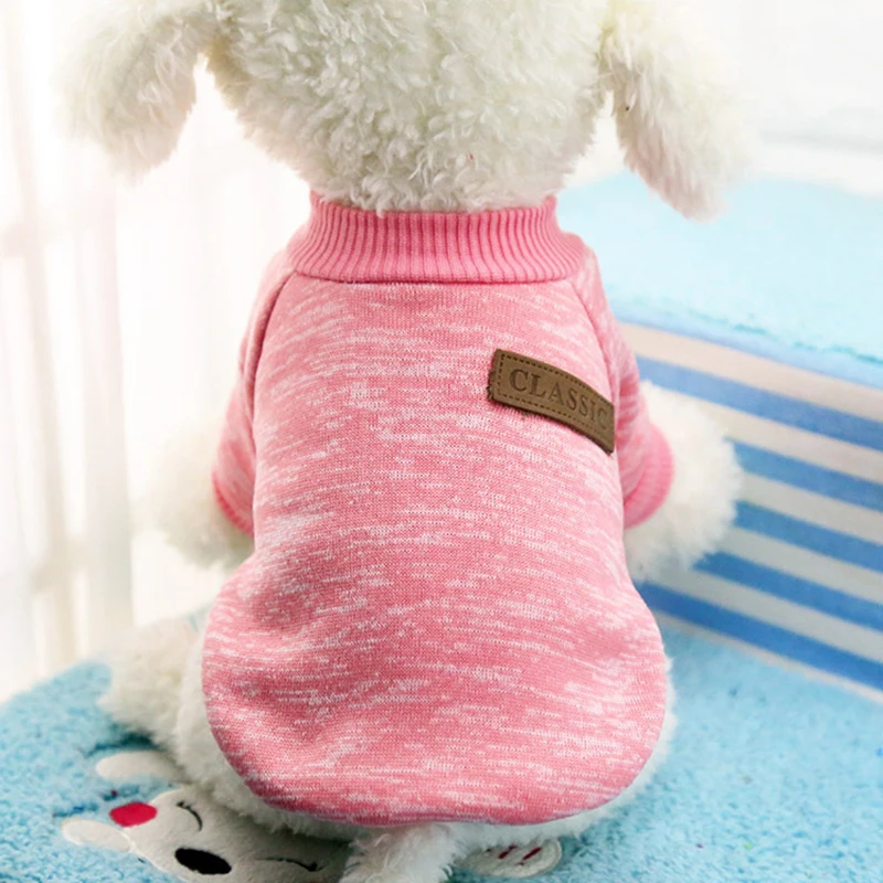 Теплая одежда для собак для маленьких собак свитер для домашних животных Классическая куртка для домашних питомцев/для собак Одежда для йоркширов Чихуахуа весенняя одежда для домашних питомцев 35