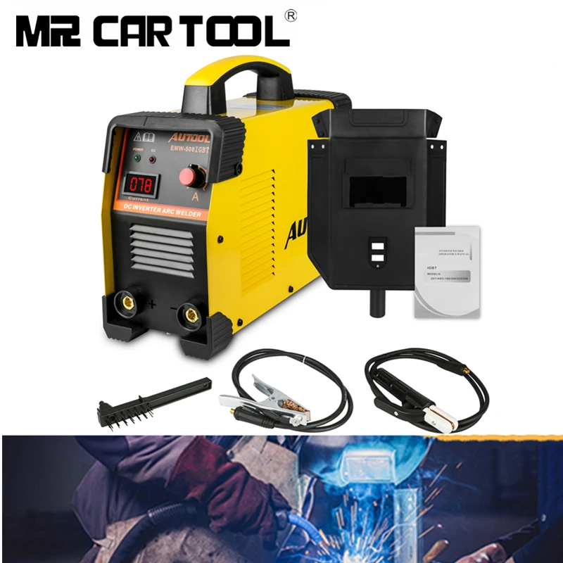 

AUTOOL EWM508 Arc Welder Inverter Arc Electric Welding Machine 110V 220V MMA For Welding Working And Electric Working Handheld