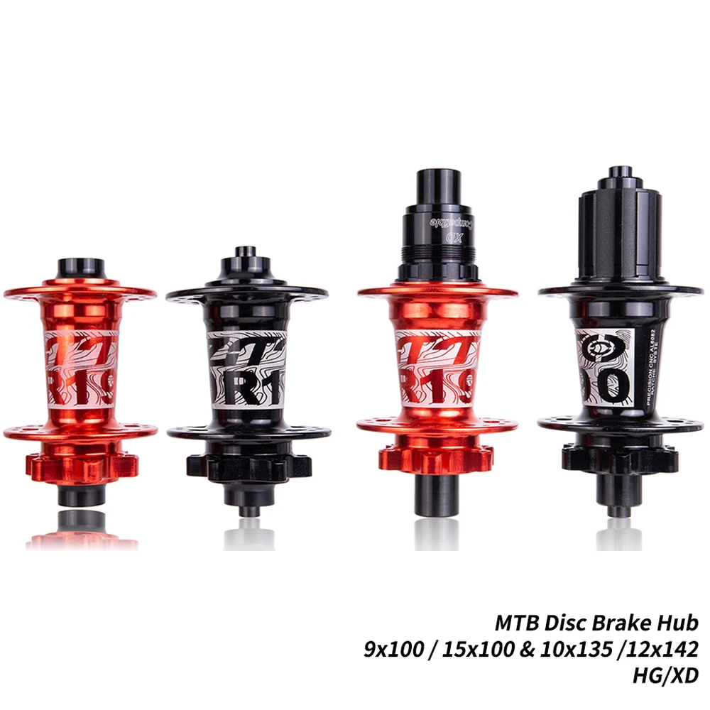 

MTB Bike Disc Brake Hubs 32H 32 Holes AL6082 4 Sealed Bearing Ratchet 54T Thru Axle Quick Release XD 142 12 100 135 Compatible