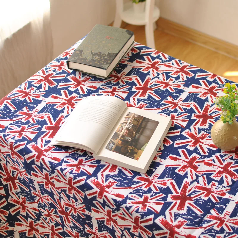 New European British Flag Pattern Coffee Table cloth round Wedding