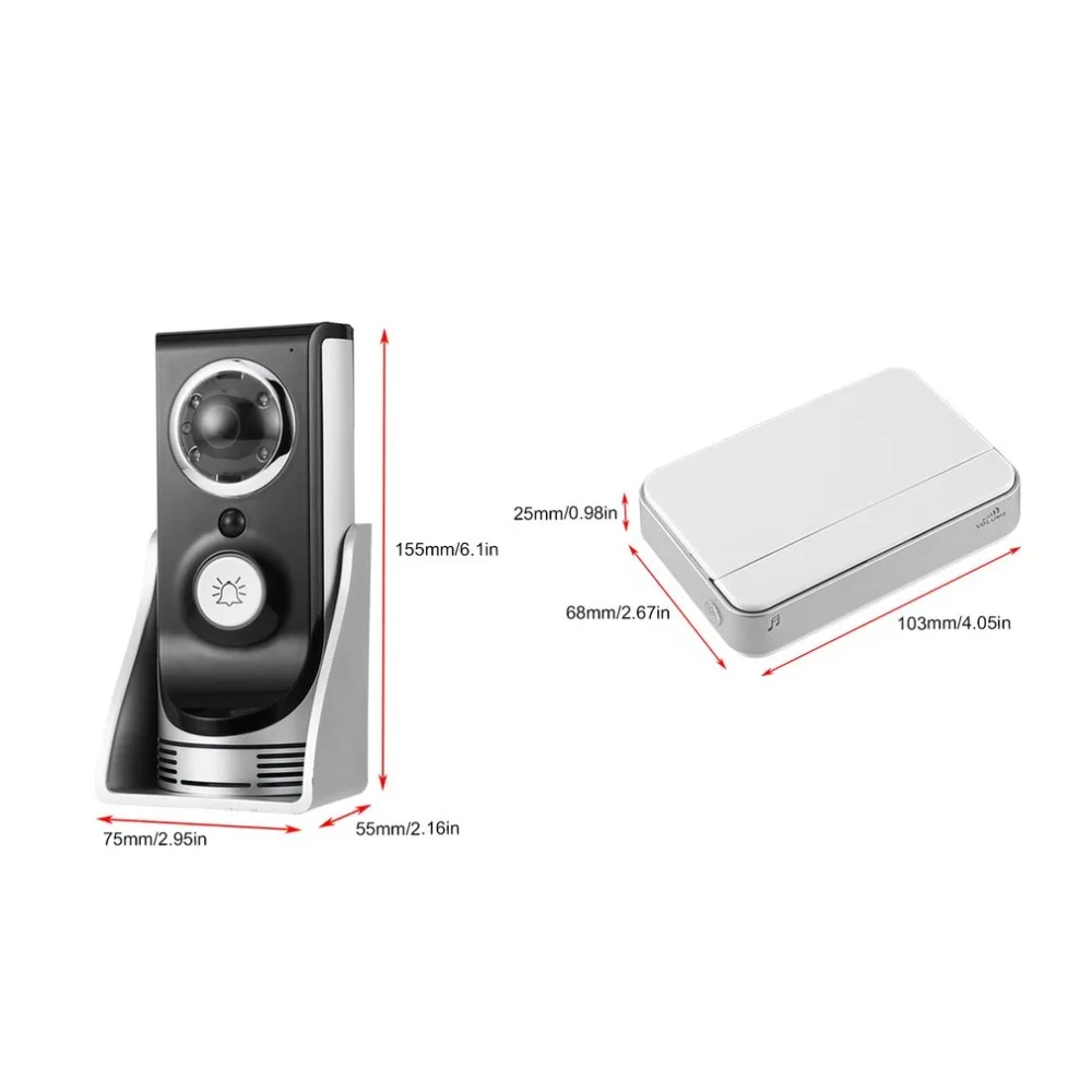 

Smart WiFi Wireless Video Intercom Doorbell Plug and Play Door Bell Home Intercom for Phone Tablet Smart Doorbell