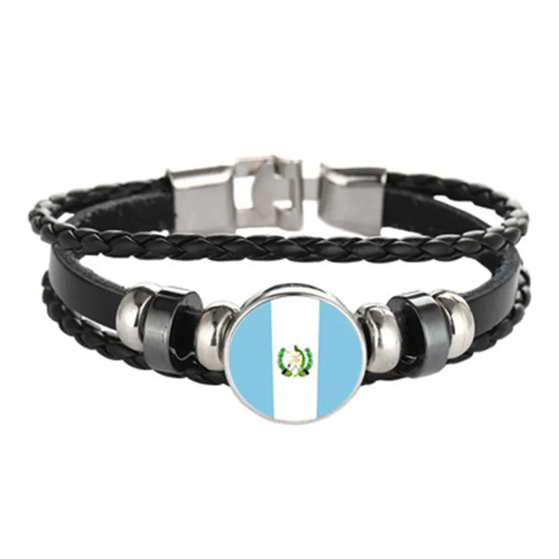Ukraine-Venezuela-Trinidad-and-Tobago-Guatemala-Saint-Lucia-Flag-Multilayer-Leather-Bracelet-Fashion-Bracelet (1)