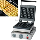 Hot Sale 110v 220V Commercial Use Non-stick Electric Belgian Waffle Machine Maker Iron Baker