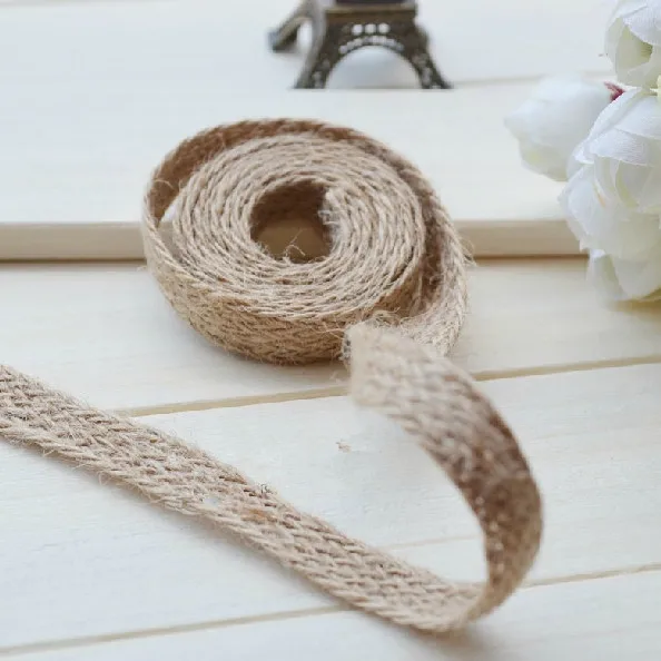 Jute rope knitted rope decoration ribbon taping zakka belt patchwork