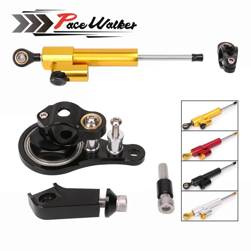 Free shipping Motorcycle Aluminium Steering Stabilizer Damper Mounting