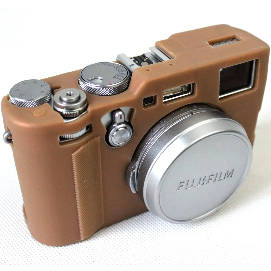 Мягкий силиконовый резиновый защитный корпус для камеры, чехол для Fujifilm X100F, силиконовая сумка для объектива, неопреновая сумка