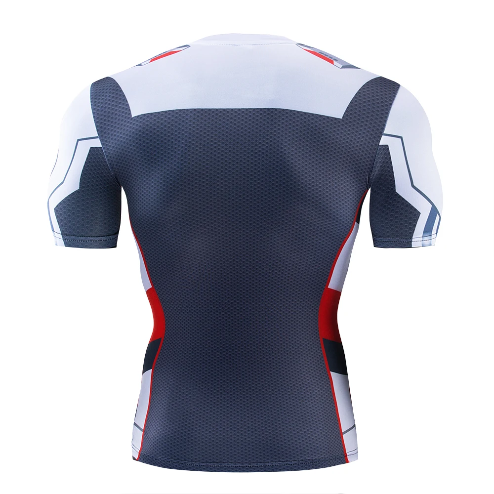 Avengers Endgame 4 Quantum Realm Cosplay 3D Printed T-shirts Unisex Compression Fitness Quick Dry T shirts Summer Superhero Tees