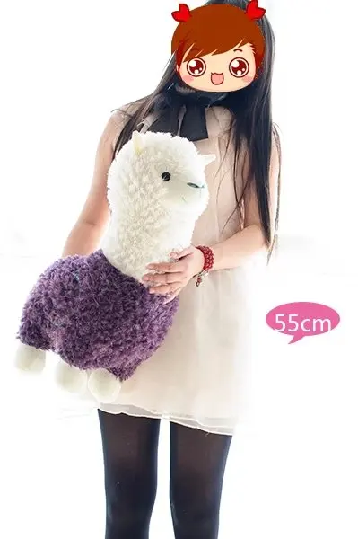 Милая плюшевая Alpacasso игрушка мягкие Животные куклы-альпаки Kawaii лама пакос мультфильм Детские куклы Brinquedos 20/35/45 см