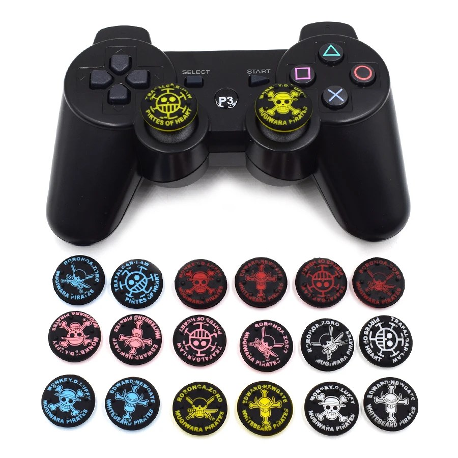 

4 Pcs PS4 Silicone Analog Caps Grip Protective Cover for Playstation 4 PS4 for PS3/Xbox 360 One Controller Gamepad Joystick