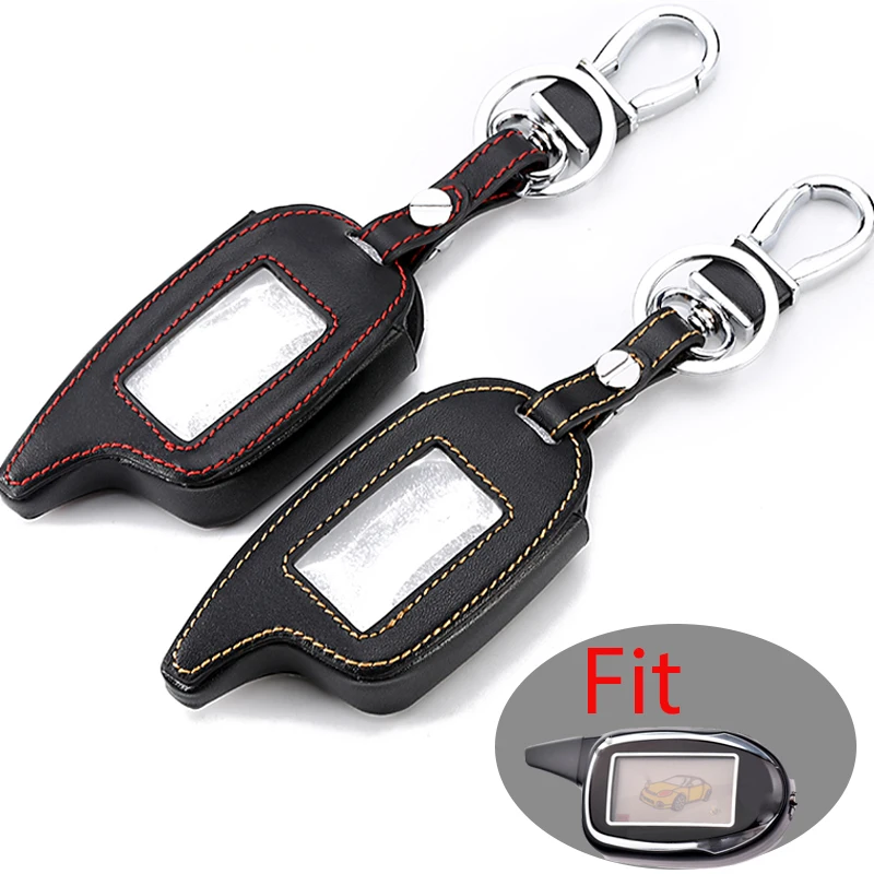 

M7 Two Way Car Alarm Leather Case For Scher-khan magicar 7/8/9/10/11/12 LCD Remote Only Scher khan magicar M7/8 Cover Holder