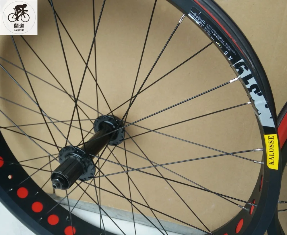 Discount Kalosse  Beach Bicycle wheels  20 inch   Children bike wheel  20*4.0 tires  36 holes Beach bicycle   fat bike  8/9/10S cassette 32
