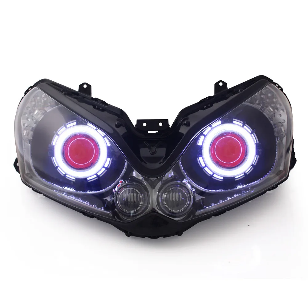 KT LED Motorcycle Headlight Assembly for Kawasaki 1400GTR Concours 14 ZG1400 2008-2017 |