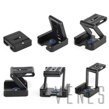 Venes Z-Type foldable head Flexible Z Pan Folding Desktop Quick Release Plate For camera Stand Holder Tripod Tilt ball head