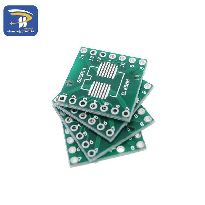10 шт. SOP14 SSOP14 TSSOP14 к DIP14 Pinboard SMD для DIP адаптер 0,65 мм/1,27 мм до 2,54 мм DIP Pin Шаг печатной платы Конвертер Разъем
