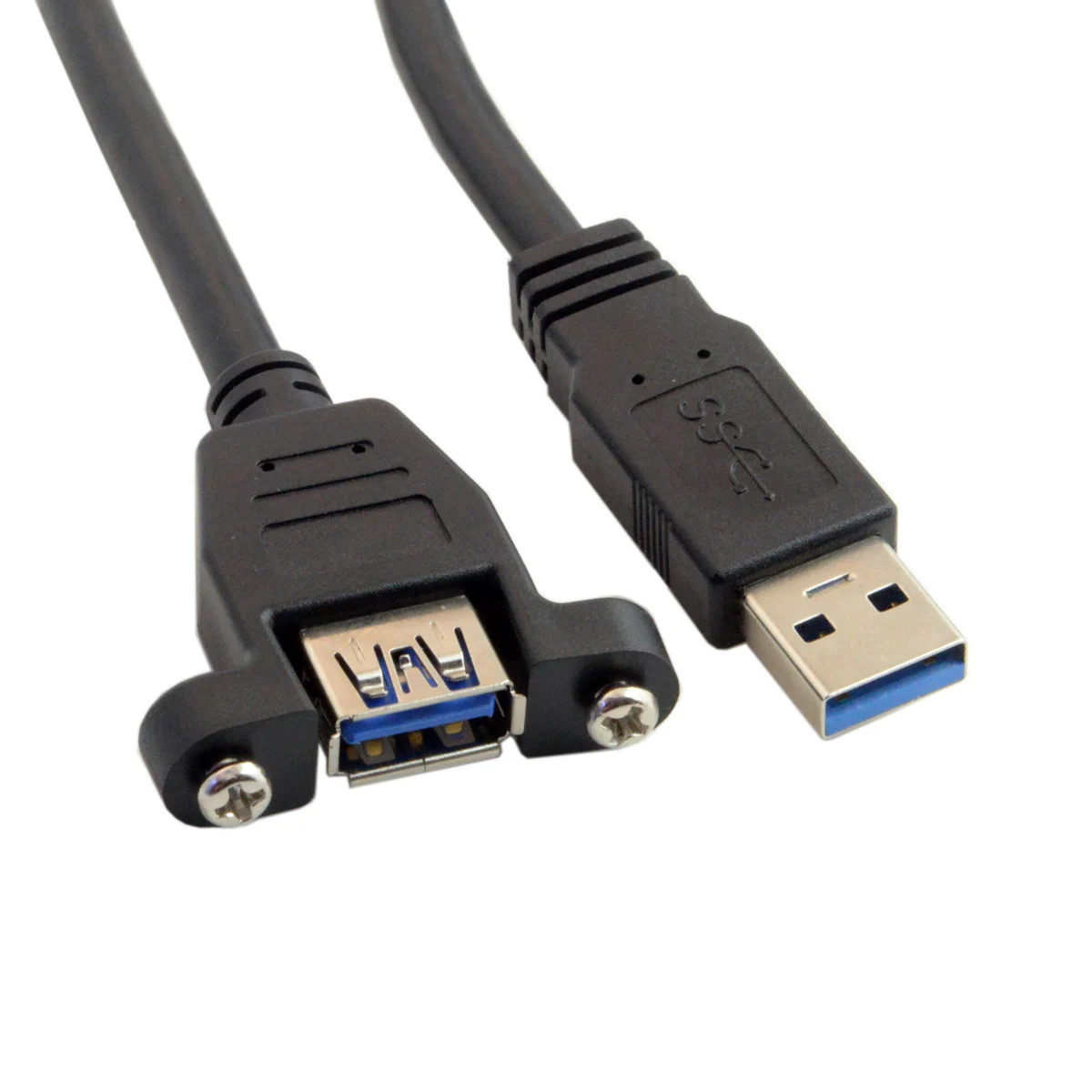 

CYDZ USB 3.0 male to Female Extension Cable with screw for Panel Mount 50cm