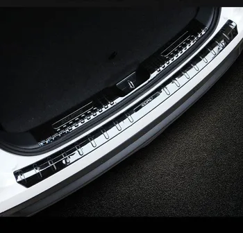 

304 stainless steel Rear Bumper Protector Sill Trunk Rear guard Tread Plate for Mitsubishi Eclipse Cross 2018 Car styling