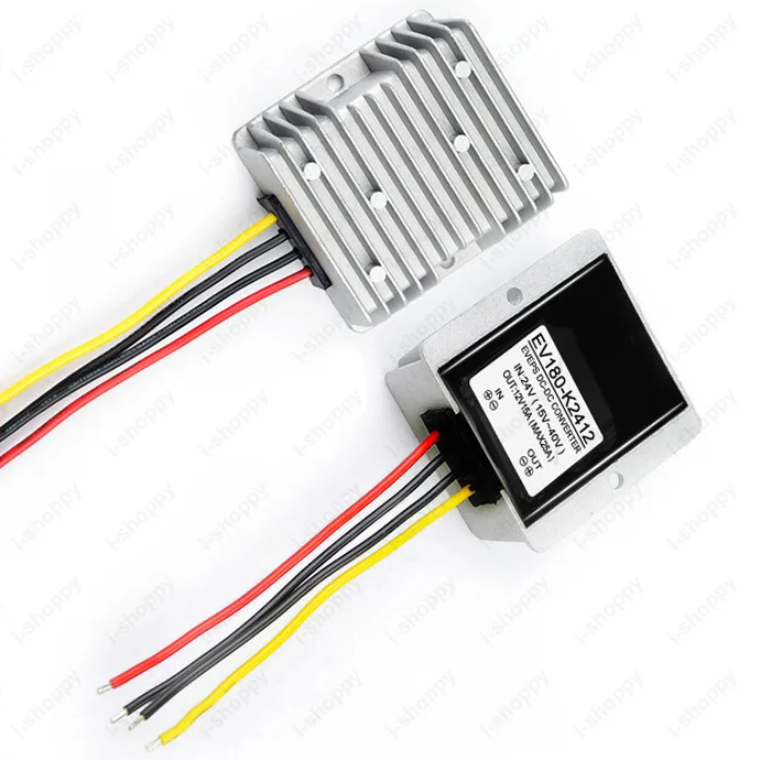 DC Voltage Reducer Converter Module Power Adaptor Regulator 24V Step Down to 12V/6A 70W-360W 5pcs 100pcs lm2596 dc dc 3a adjustable voltage regulator 24v to 12v 5v 3v lm2596s step down module