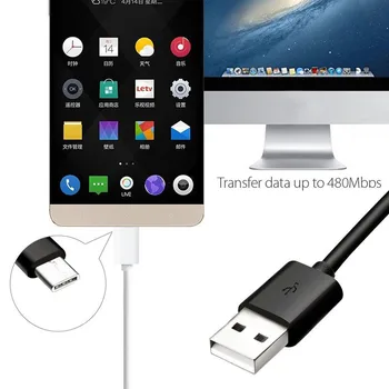 

#30 New Design 3A USB-C Type-C 3.1 Connector Data Sync Charger Charging Cable Cord for Samsung Galaxy Note 8