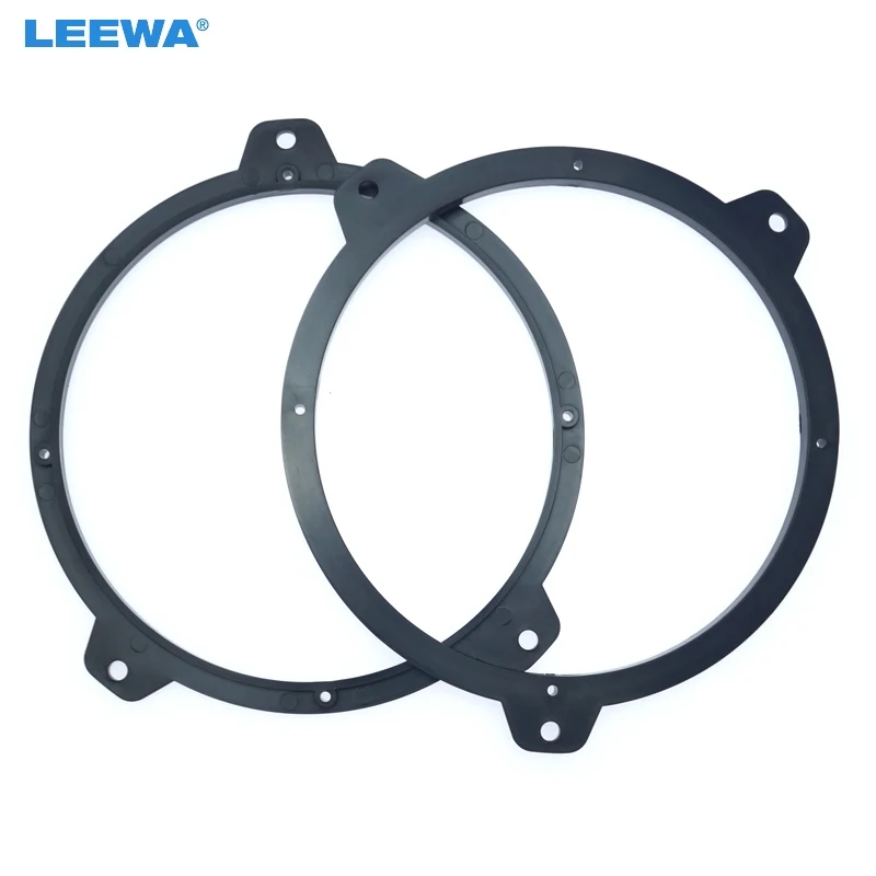 

LEEWA 2 шт. черный 6,5 дюймовый автомобильный стерео динамик разделитель колодки адаптер для BMW 3-серии E46 1999-2005 колонки коврик кольца