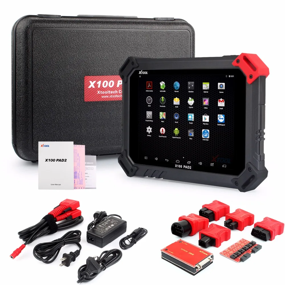 XTOOL X100 PAD2 с EPB EPS OBD2 регулировка одометра авто ключ программист XTOOL X100 PAD2 лучше чем X300 Pro3 бесплатное обновление